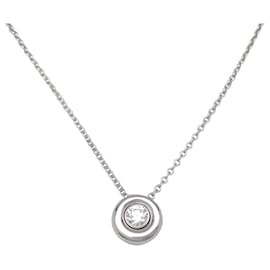 Chaumet-Chaumet chain and pendant model "Anneau" in white gold, diamond.-Other