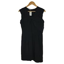 Miu Miu-MIU MIU Sleeveless dress-Black