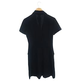 Chanel-* Chanel "Short Sleeve Front Zip One Piece size 38-Black
