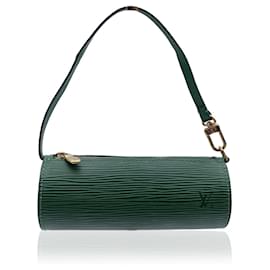 Louis Vuitton-Green Epi Leather Mini Papillon Accessory Pouch-Green
