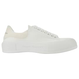 Alexander Mcqueen-Deck Plimsoll Sneakers - Alexander Mcqueen - White - Canva-Multiple colors