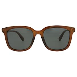 Gucci-Gucci Square-Frame Acetate Sunglasses-Brown