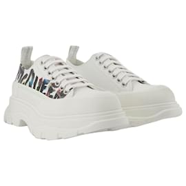 Alexander Mcqueen-Tread Slick Sneakers - Alexander Mcqueen - White/Logo Multi - Canva-Multiple colors