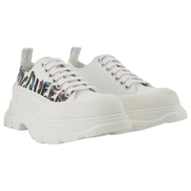 Alexander Mcqueen-Tread Slick Sneakers - Alexander Mcqueen - White/Logo Multi - Canva-Multiple colors