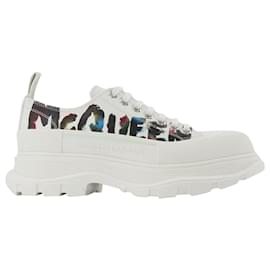 Alexander Mcqueen-Tread Slick Sneakers - Alexander Mcqueen - White/Logo Multi - Canva-Multiple colors