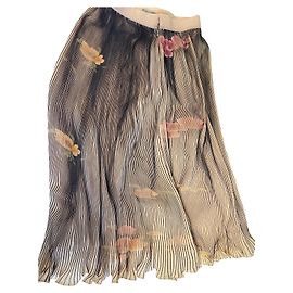 Autre Marque Jupe Les Folies d'Élodie Noir Beige Taille 38 Noir Beige