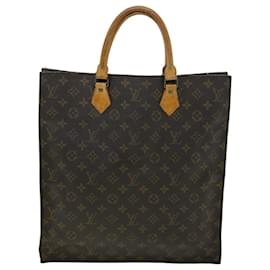 Louis Vuitton-LOUIS VUITTON Monogram Sac Plat Hand Bag M51140 LV Auth rd3458-Other