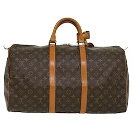 Louis Vuitton-Louis Vuitton Monogram Keepall 50 Boston Bag M41426 LV Auth 32579-Other