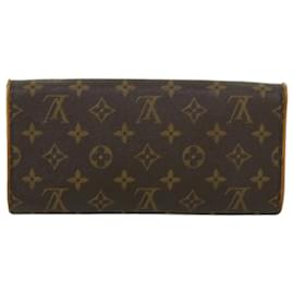 Louis Vuitton-LOUIS VUITTON Monogram Pochette Twin GM Shoulder Bag M51852 LV Auth 32601-Other