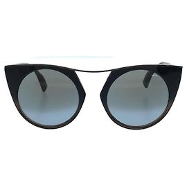 *Gafas de sol YOHJI YAMAMOTO/plástico/NEGRO Negro