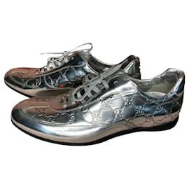 Gucci-new women's sneakers-Silvery