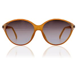 Christian Dior-Vintage orange Acetat Sonnenbrille 2306 40 55/15 125MM-Orange