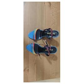 Saint Laurent-Sapatos multicoloridos Saint Laurent-Multicor