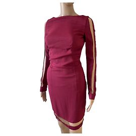 Rotes Viscose Kleid von Philipp Plein Rot
