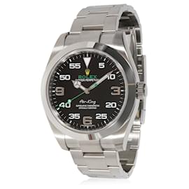 Rolex-Rolex Air-king 116900 Men's Watch In  Stainless Steel -Grey