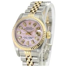 Rolex-Rolex Pink Mop Datejust 2 Diamond Dial Fluted Bezel 26mm Watch -Other