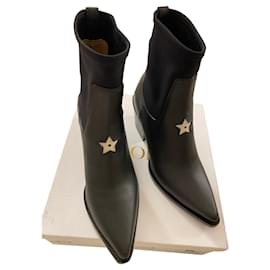 Christian Dior-botas de tornozelo-Preto