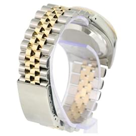 Rolex-Rolex Black Mens Datejust Diamond Dial Fluted Bezel 36mm watch-Other
