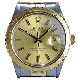 Rolex-Rolex Mens Datejust 16253 Thunderbird Champagne-all Factory-Yellow