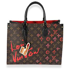 Louis Vuitton-Louis Vuitton Monogram Fall In Love Onthego Mm-Brown