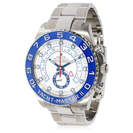 Rolex-Rolex Yachtmaster Ii 116680 Men's Watch In  Stainless Steel -Grey