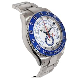 Rolex-Rolex Yachtmaster Ii 116680 Men's Watch In  Stainless Steel -Grey