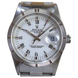 Rolex-Rolex Date 15200 White Roman Dial Oyster -mint-White