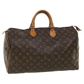 Louis Vuitton-Louis Vuitton Monogram Speedy 40 Hand Bag M41522 LV Auth jk2835-Other