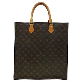 Louis Vuitton-LOUIS VUITTON Monogram Sac Plat Hand Bag M51140 LV Auth rd3421-Other