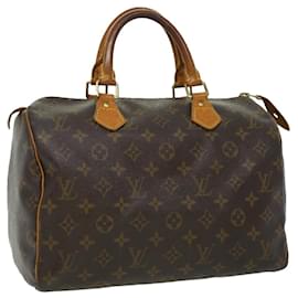 Louis Vuitton-Louis Vuitton Monogram Speedy 30 Hand Bag M41526 LV Auth jk2847-Other