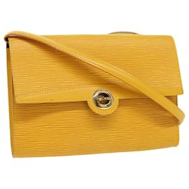 Louis Vuitton-LOUIS VUITTON Epi Arsch Shoulder Bag Yellow M52579 LV Auth ep097-Yellow