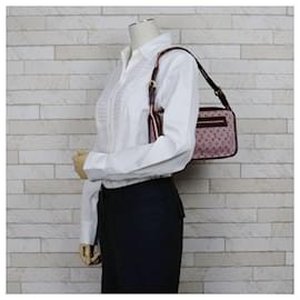 Louis Vuitton-* Louis Vuitton Pochette Catlein Monogram Mini Shoulder Bag Three's Women's-Brown,Pink,Red