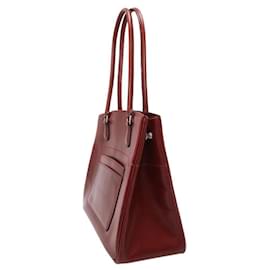 Hermès-* Hermes Shoulder Bag LA Tote Bag Rouge Ash/Silver Metal Fittings Box Calf □E Engraved-Red