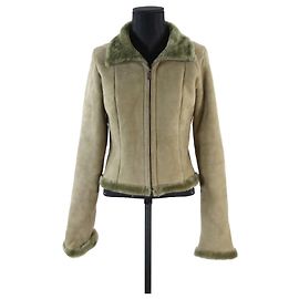 Herve Leger Jacket 38 Khaki