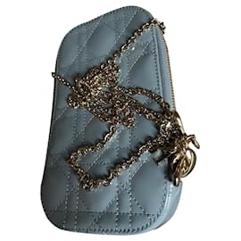 Christian Dior-Clutch-Taschen-Hellblau