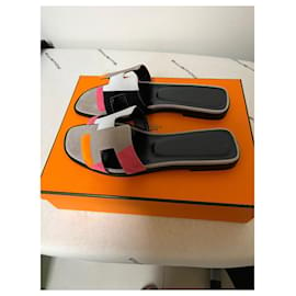 Hermès-Hermès Oran sandals-Multiple colors