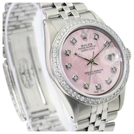 Rolex-Rolex Pink Mop Datejust Diamond Dial Diamond Bezel 36mm watch-Other
