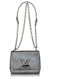 Louis Vuitton-Louis Vuitton Silver Epi Twist PM-Silvery