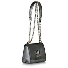 Louis Vuitton-Louis Vuitton Silver Epi Twist PM-Silvery