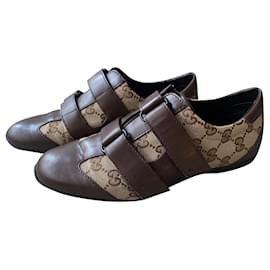 Gucci-Sneakers. official size 36, Fits 37.-Brown