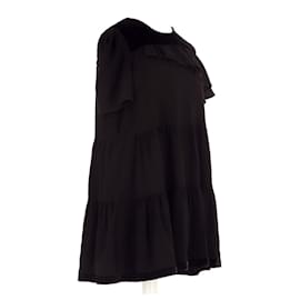 Prada-Wrap blouse-Black