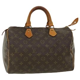 Louis Vuitton-Louis Vuitton Monogram Speedy 30 Hand Bag M41526 LV Auth jk2845-Other