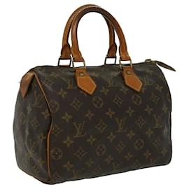 Louis Vuitton-Louis Vuitton Monogram Speedy 25 Hand Bag M41528 LV Auth jk2666-Other