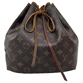 Louis Vuitton-LOUIS VUITTON Monogram Petit Noe Shoulder Bag M42226 LV Auth 32554-Other