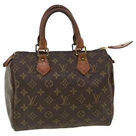 Louis Vuitton-Louis Vuitton Monogram Speedy 25 Hand Bag M41528 LV Auth rd3282-Other