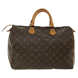 Louis Vuitton-Louis Vuitton Monogram Speedy 35 Hand Bag M41524 LV Auth jk2842-Other