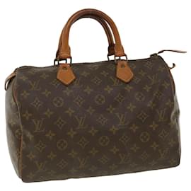 Louis Vuitton-Louis Vuitton Monogram Speedy 30 Hand Bag M41526 LV Auth rd3308-Other