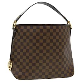 Louis Vuitton-LOUIS VUITTON Damier Ebene Delightful PM Shoulder Bag N41459 LV Auth 32626a-Other