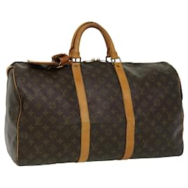 Louis Vuitton-Louis Vuitton Monograma Keepall 50 Boston Bag M41426 LV Auth rd3253-Outro