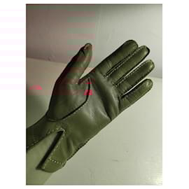 Hermès-Gloves-Red